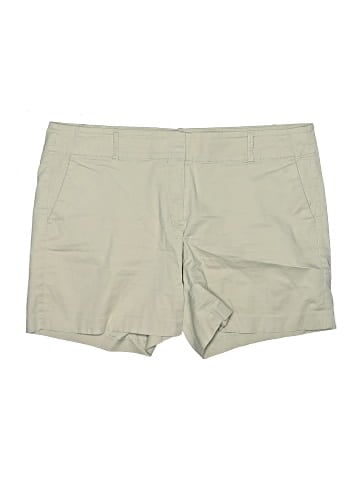 Ann Taylor Khaki Shorts (view 1)