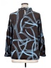 BLOOMCHIC 100% Polyester Blue 3/4 Sleeve Blouse Size 14 - 16 - photo 2