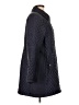 MICHAEL Michael Kors 100% Polyester Solid Blue Coat Size L - photo 4