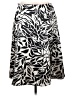 Chico's Print Silver Casual Skirt Size Lg (2) - photo 2