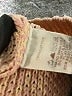 Hem & Thread 100% Cotton Color Block Pink Pullover Sweater Size L - photo 8