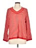 Talbots Stripes Red Pullover Sweater Size L - photo 1