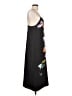 Tibi 100% Silk Graphic Black Casual Dress Size 10 - photo 4