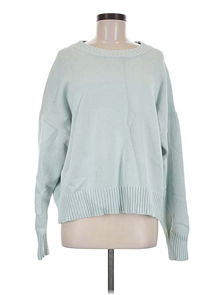 Pre-owned Asher Pullover Sweater In Teal
