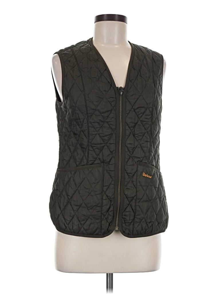 Pre-owned Barbour Vest In Green