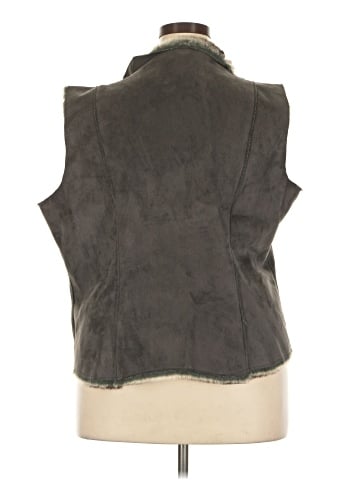 Coldwater Creek Faux Fur Vest (view 2)
