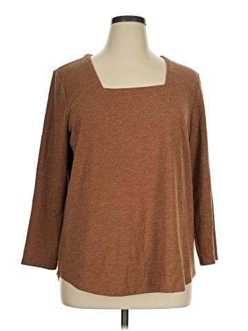 Susan Graver 3/4 Sleeve T-Shirt (view 1)