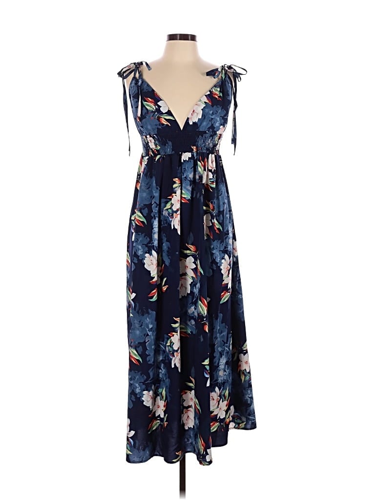 Pre-owned Bloomchic Casual Dress In Blue