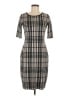 Taylor Plaid Tan Casual Dress Size M - photo 1
