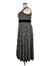 Perceptions Animal Print Black Casual Dress Size 18 - photo 5