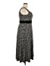 Perceptions Animal Print Black Casual Dress Size 18 - photo 4