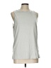 Fabletics Silver Sleeveless T-Shirt Size L - photo 1