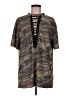 Dance & Marvel Camo Brown Kimono Size M - photo 1