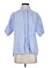 J.Crew 100% Linen Blue Short Sleeve Button-Down Shirt Size S - photo 1
