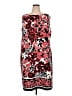 Perceptions Print Red Casual Dress Size 20 - photo 1