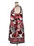 Perceptions Print Red Casual Dress Size 20 - photo 5