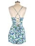 Forever 21 100% Rayon Tropical Blue Romper Size M - photo 2