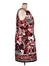 Perceptions Print Red Casual Dress Size 20 - photo 4