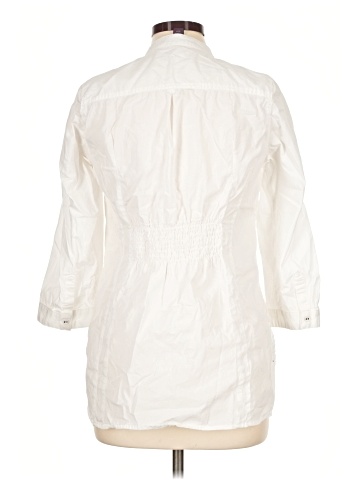 Gloria Vanderbilt 3/4 Sleeve Button-Down Shirt (view 2)