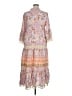 Assorted Brands 100% Viscose Paisley Gray Casual Dress Size XL (estimated) - photo 2
