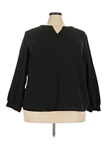 Lands' End 3/4 Sleeve Blouse (view 1)