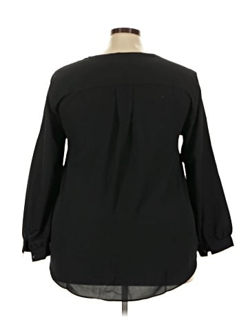 Lands' End 3/4 Sleeve Blouse (view 2)