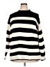 By Design Stripes Black Turtleneck Sweater Size 2X - photo 1