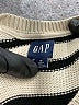 Gap 100% Cotton Stripes Ivory Pullover Sweater Size M (tall) - photo 7