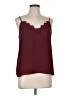 Allison Joy 100% Polyester Burgundy Sleeveless Blouse Size L - photo 1