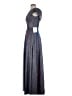 Xscape Solid Silver Gray Cocktail Dress Size 4 - photo 5