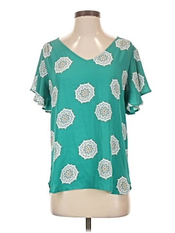 Ann Taylor LOFT Outlet Short Sleeve Blouse (view 1)