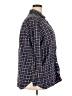 Old Navy 100% Cotton Checkered-gingham Blue Long Sleeve Button-Down Shirt Size XXL - photo 4