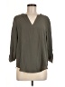 Maurices 100% Polyester Gray 3/4 Sleeve Blouse Size M - photo 1