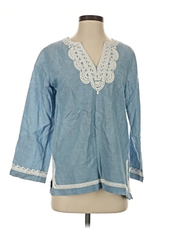 Point Sur 3/4 Sleeve Blouse (view 1)