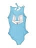Tommy Bahama Solid Blue One Piece Swimsuit Size 10 - photo 2
