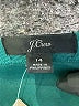 J.Crew 100% Polyester Solid Teal Casual Skirt Size 14 - photo 3