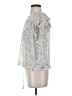 See By Chloé 100% Polyester Silver 3/4 Sleeve Blouse Size EU (FR) 36 / US 4 - photo 5