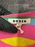 Boden 100% Cashmere Stripes Green Cashmere Pullover Sweater Size S - photo 7
