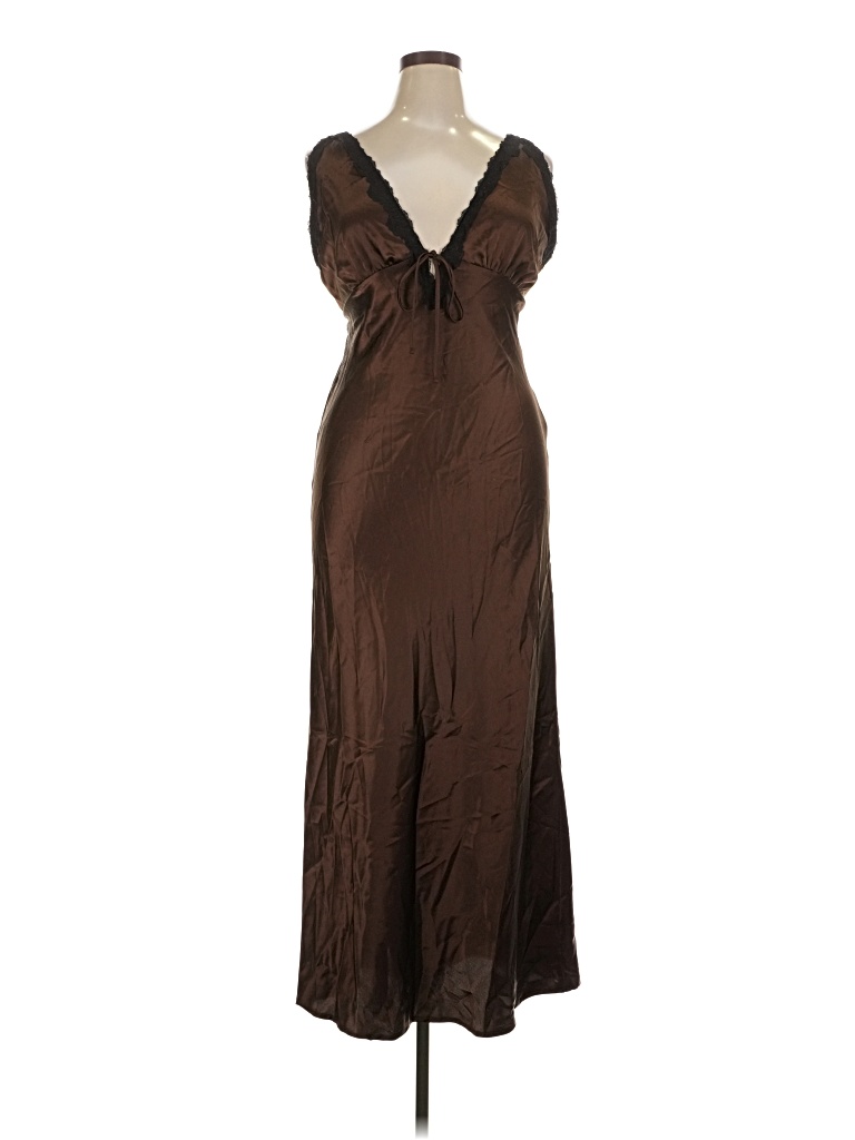 Pre-owned Wild Fable Cocktail Dress In Brown