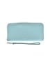 Fossil 100% Leather Teal Wristlet One size - photo 1