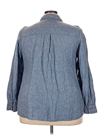 Charter Club 3/4 Sleeve Button-Down Shirt (view 2)