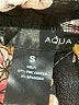 Aqua Floral Black Casual Dress Size S - photo 7