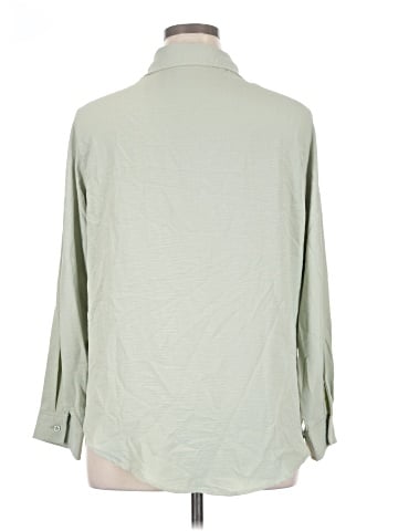 Ultra Flirt Long Sleeve Button-Down Shirt (view 2)