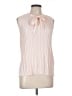DKNY 100% Polyester Pink Sleeveless Blouse Size L - photo 1
