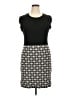 St. John Houndstooth Black Casual Dress Size 14 - photo 1