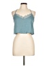 Forever 21 100% Polyester Teal Sleeveless Blouse Size L - photo 1