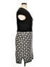 St. John Houndstooth Black Casual Dress Size 14 - photo 4