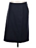 Theory Solid Blue Wool Skirt Size 4 - photo 1