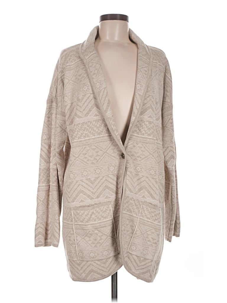 Pre-owned Prana Cardigan Sweater In Tan