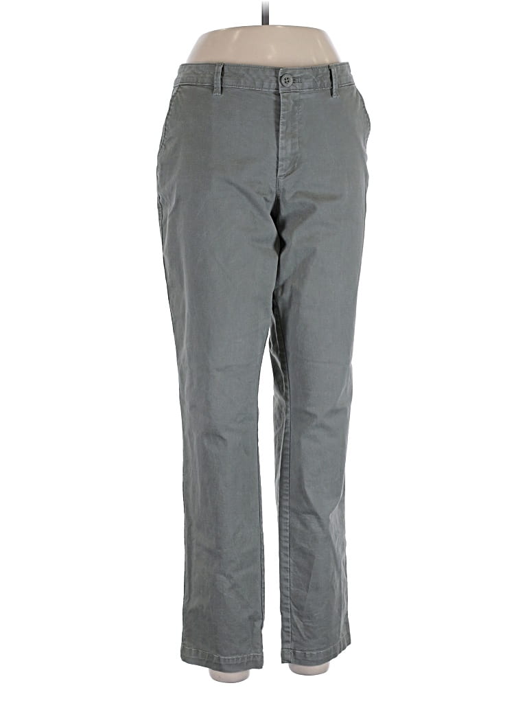 Pre-owned Eddie Bauer Khaki Pant In Gray